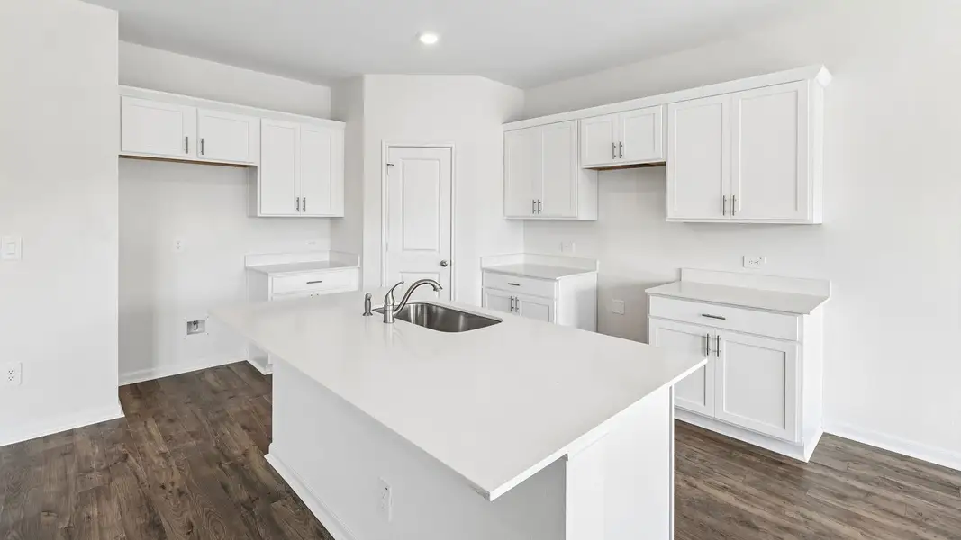Furnished interior view inside a new home in Prairie Lakes, Buda (Image 6).