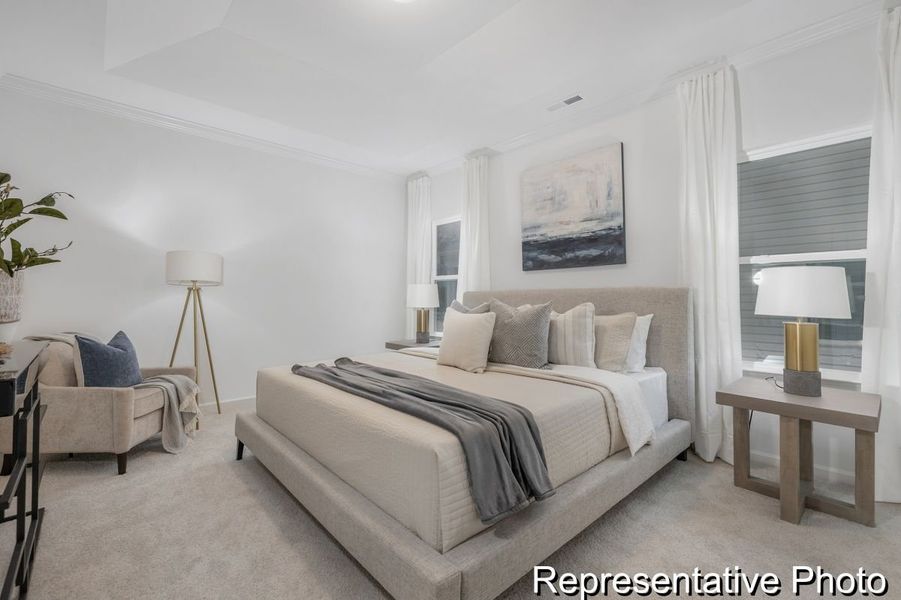 Furnished interior view inside a new home in Kensington, China Grove (Image 13). Furnished interior view inside a new home in Kensington, China Grove (Image 13).