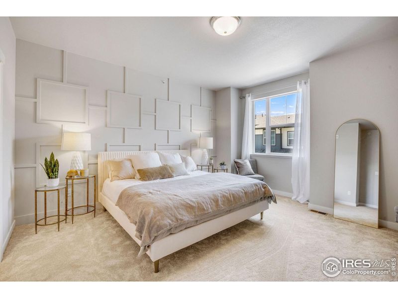 Furnished interior view inside a new home in Northfield at Old Town - Vista Collection, Fort Collins (Image 12).