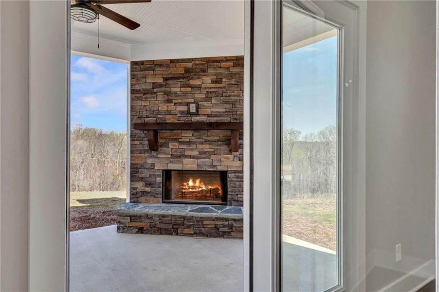 Exterior details and patio area of a home in , Pendergrass (Image 28).