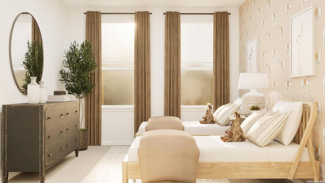 Furnished interior view inside a new home in Navarro Ranch, Seguin (Image 17).