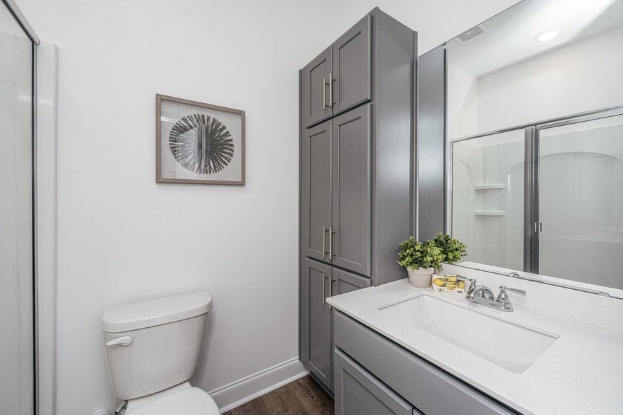 Furnished interior view inside a new home in , Charleston (Image 25).