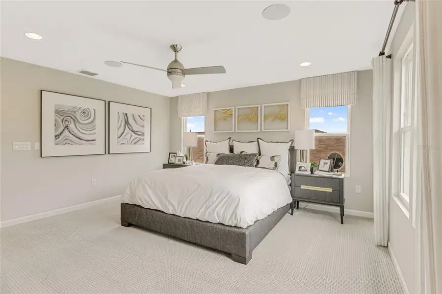 Furnished interior view inside a new home in Troon Creek Preserve, Leesburg (Image 11). Furnished interior view inside a new home in Troon Creek Preserve, Leesburg (Image 11).