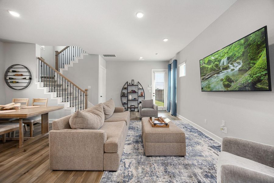 Furnished interior view inside a new home in , Humble (Image 17). Furnished interior view inside a new home in , Humble (Image 17).