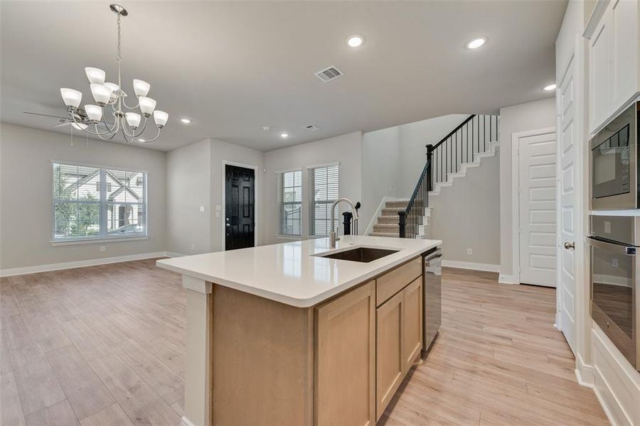 Furnished interior view inside a new home in Lakeside at Viridian - Villa Series, Arlington (Image 3).