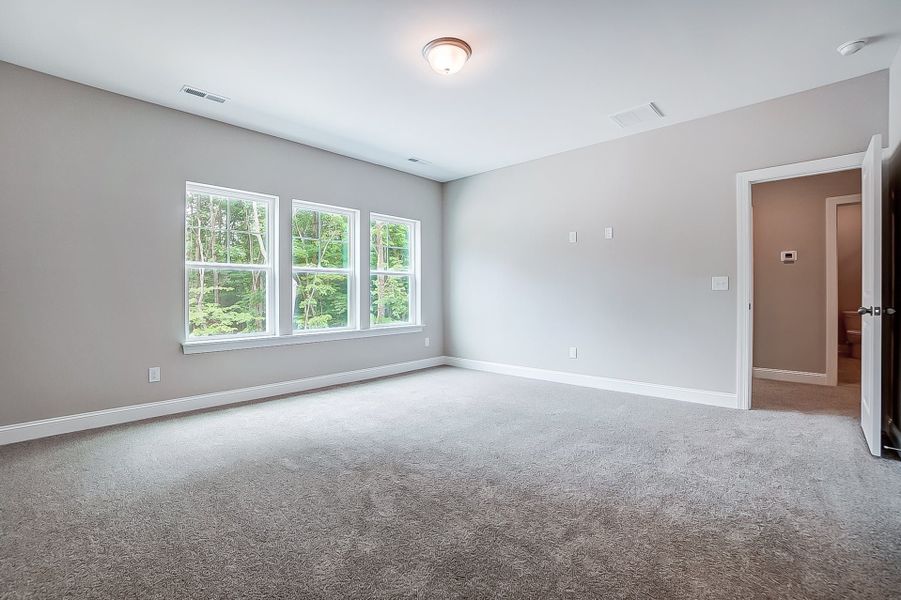 Representative unfurnished interior of a home built from the Badin by Caruso Homes in Blue Run, Raleigh (Image 43). Representative unfurnished interior of a home built from the Badin by Caruso Homes in Blue Run, Raleigh (Image 43).