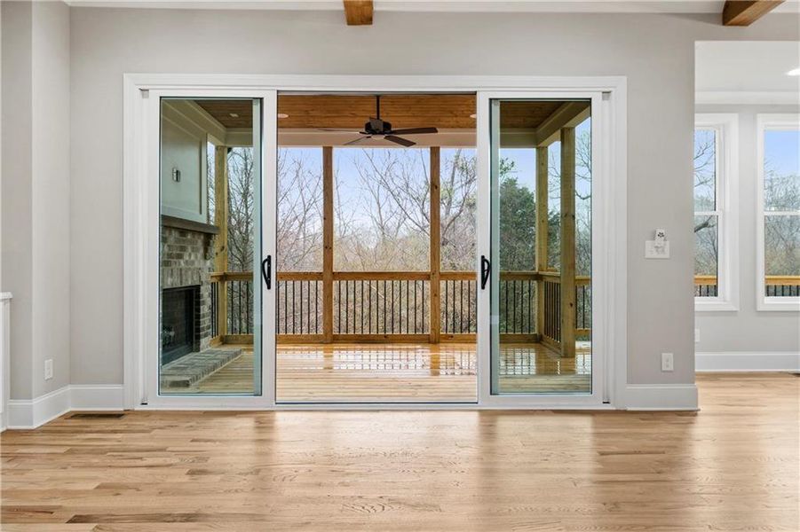 Spacious, unfurnished interior of a new home in , Marietta (Image 34).