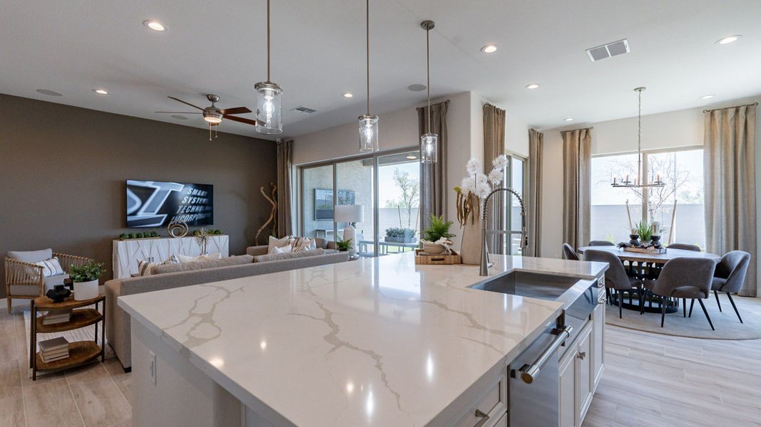 Furnished interior view inside a new home in Windrose, Waddell (Image 9).