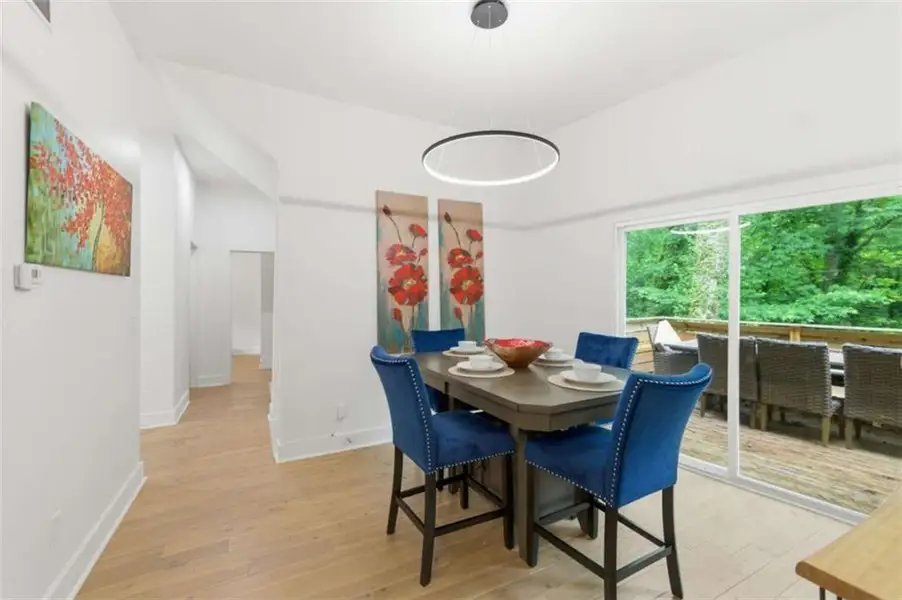 Furnished interior view inside a new home in , Atlanta (Image 5).