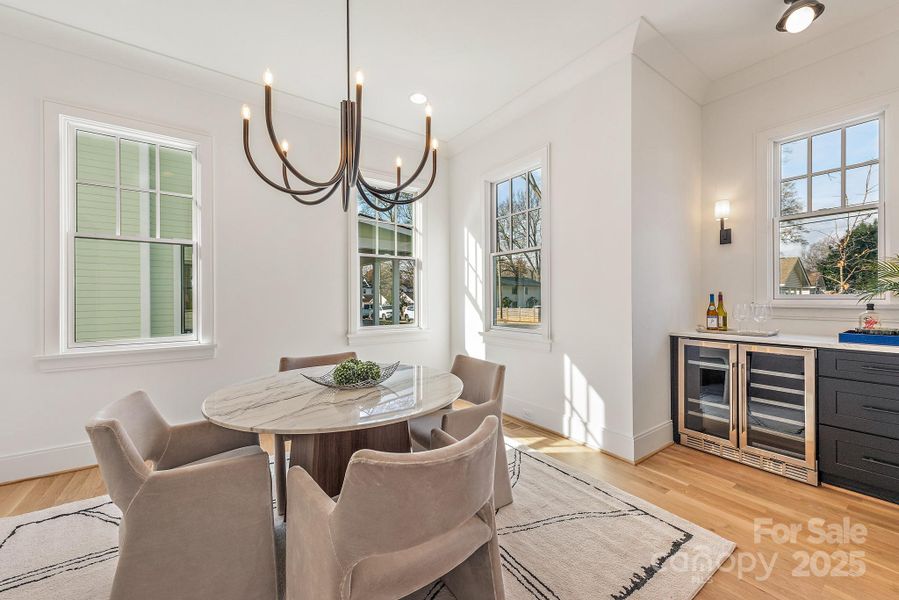 Furnished interior view inside a new home in , Charlotte (Image 27).