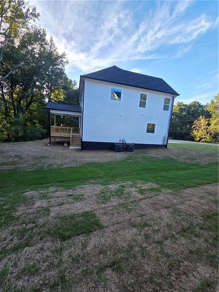 Exterior details and patio area of a home in , Austell (Image 25).