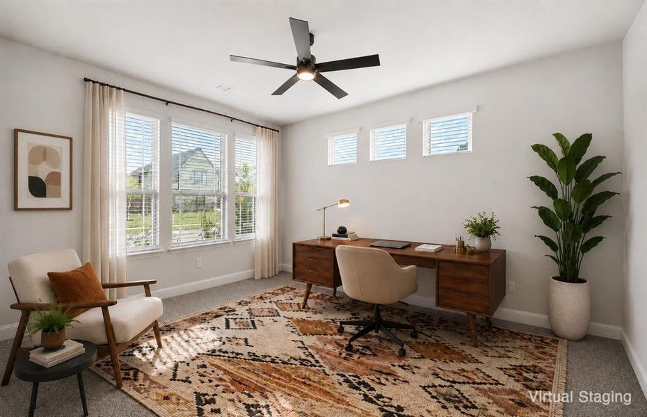 Furnished interior view inside a new home in , Waxahachie (Image 12).