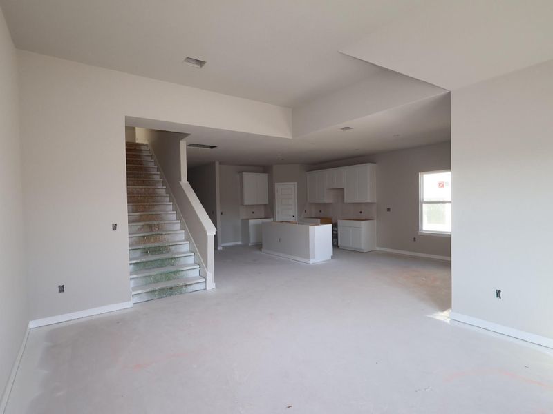 In-progress construction of a new home in Cascades at Onion Creek, Austin, TX (Image 9).