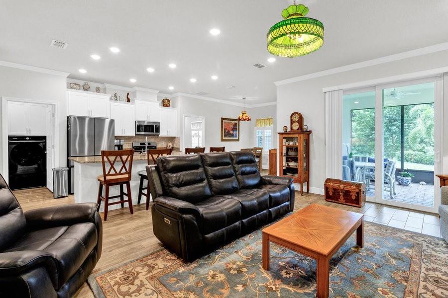 Furnished interior view inside a new home in , Vero Beach (Image 27).