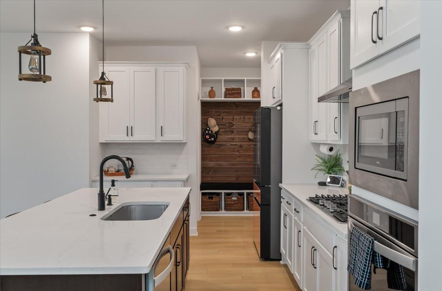 Furnished interior view inside a new home in , Charleston (Image 9).