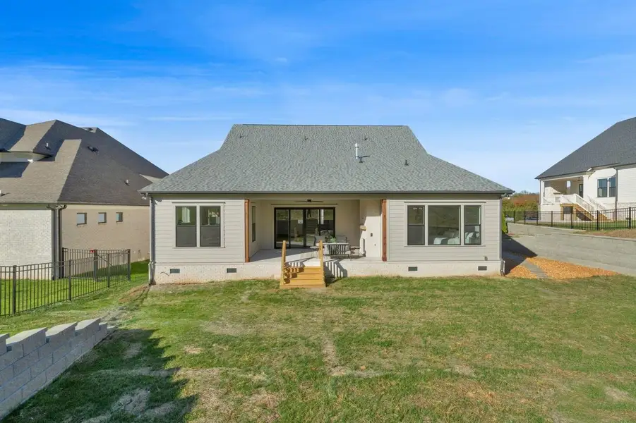 Exterior details and patio area of a home in Annecy, Nolensville (Image 3).