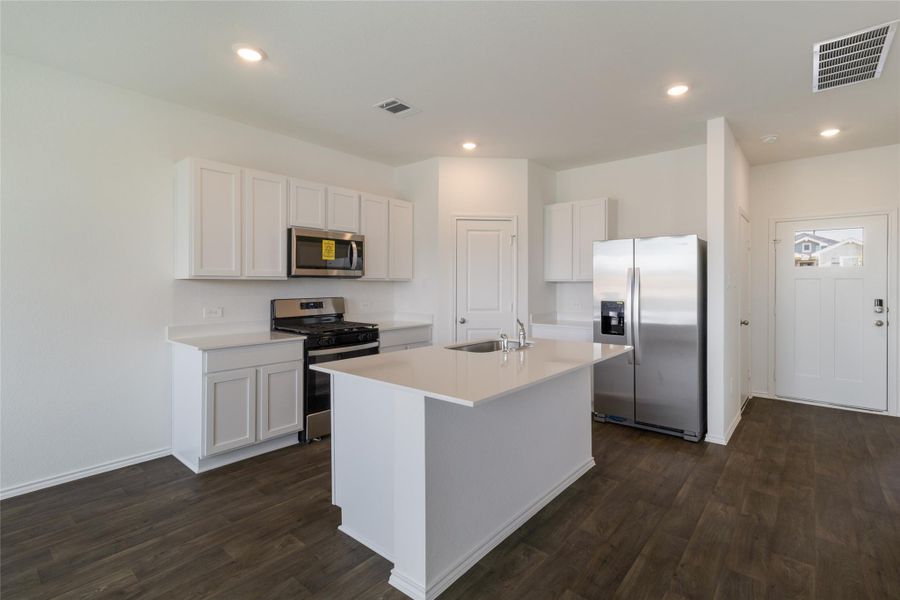 Furnished interior view inside a new home in Marigold, Uhland (Image 8).