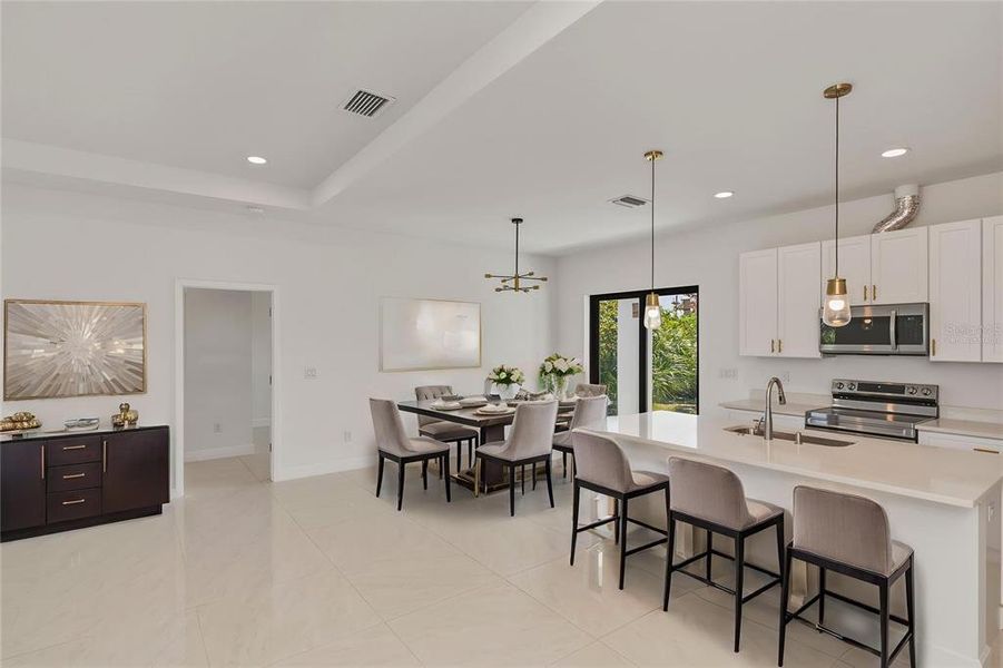 Furnished interior view inside a new home in , Port Charlotte (Image 12).