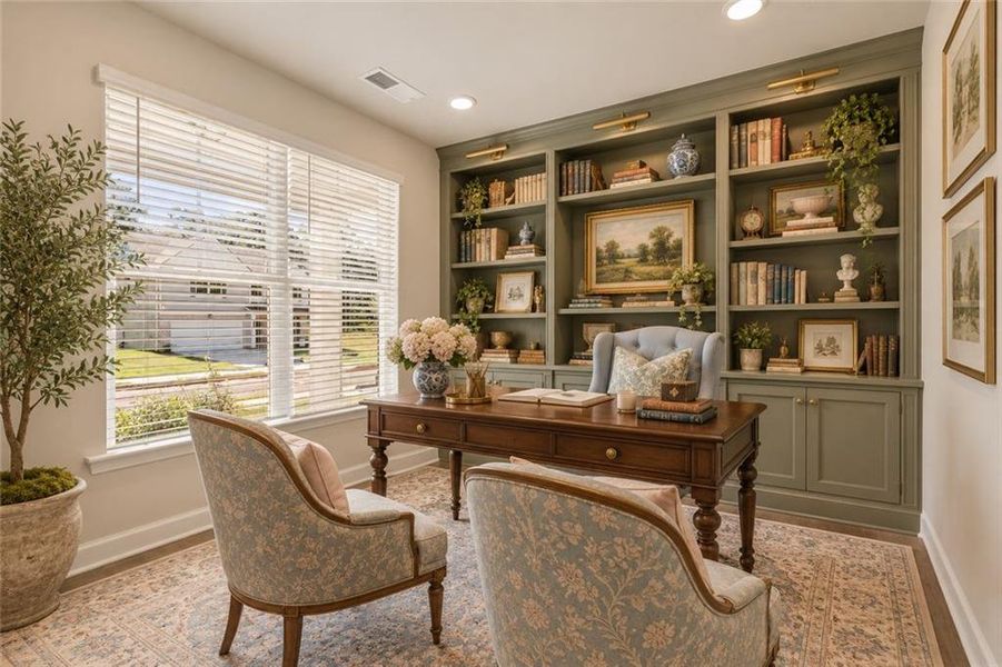 Furnished interior view inside a new home in The Brooke at Rivertown, South Fulton (Image 4).