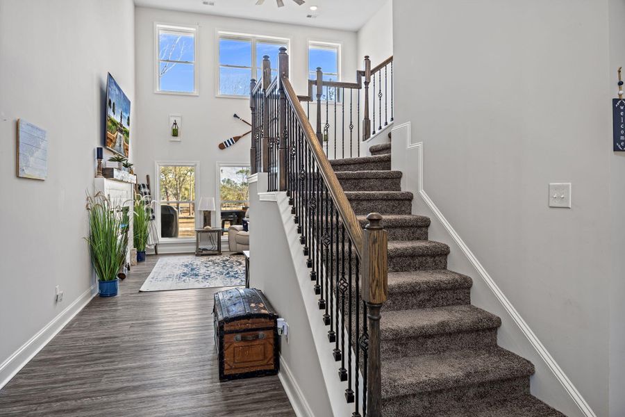 Furnished interior view inside a new home in , Meggett (Image 4). Furnished interior view inside a new home in , Meggett (Image 4).
