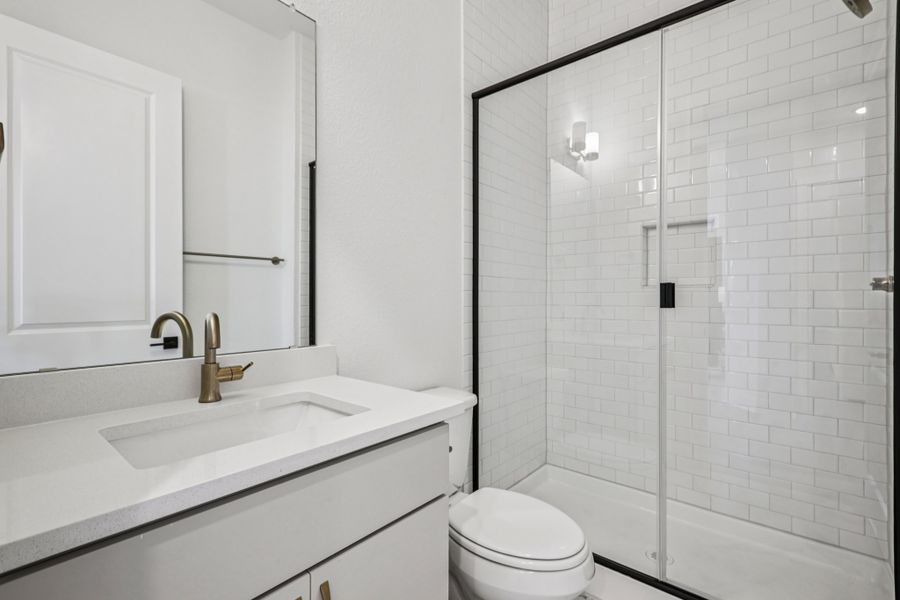 Furnished interior view inside a new home in Sauls Ranch, Round Rock (Image 43).