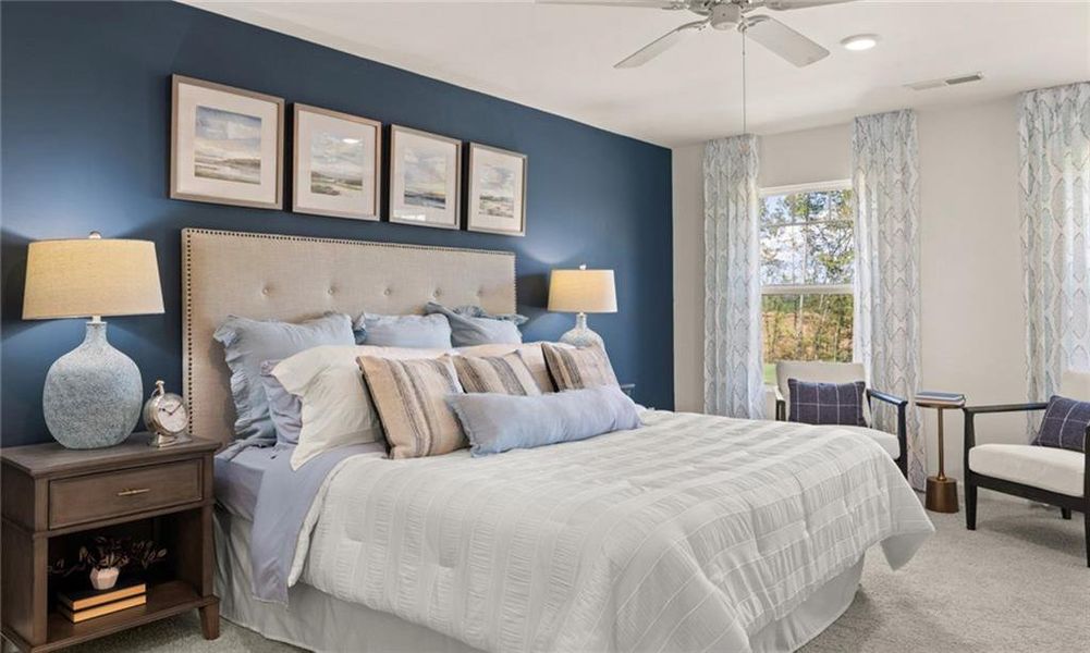 Furnished interior view inside a new home in Twin Lakes, Hoschton (Image 6).