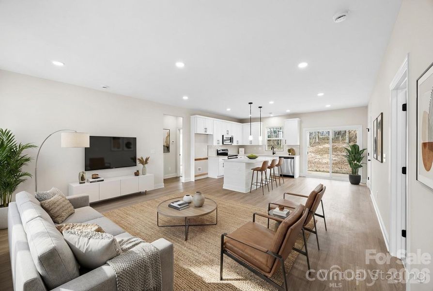 Furnished interior view inside a new home in , Kings Mountain (Image 12).