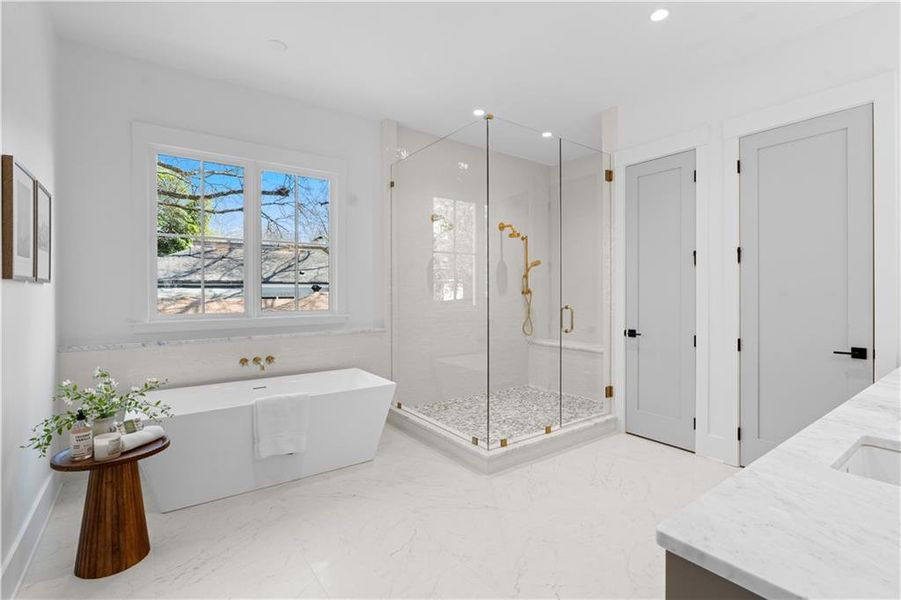 Furnished interior view inside a new home in , Atlanta (Image 43).