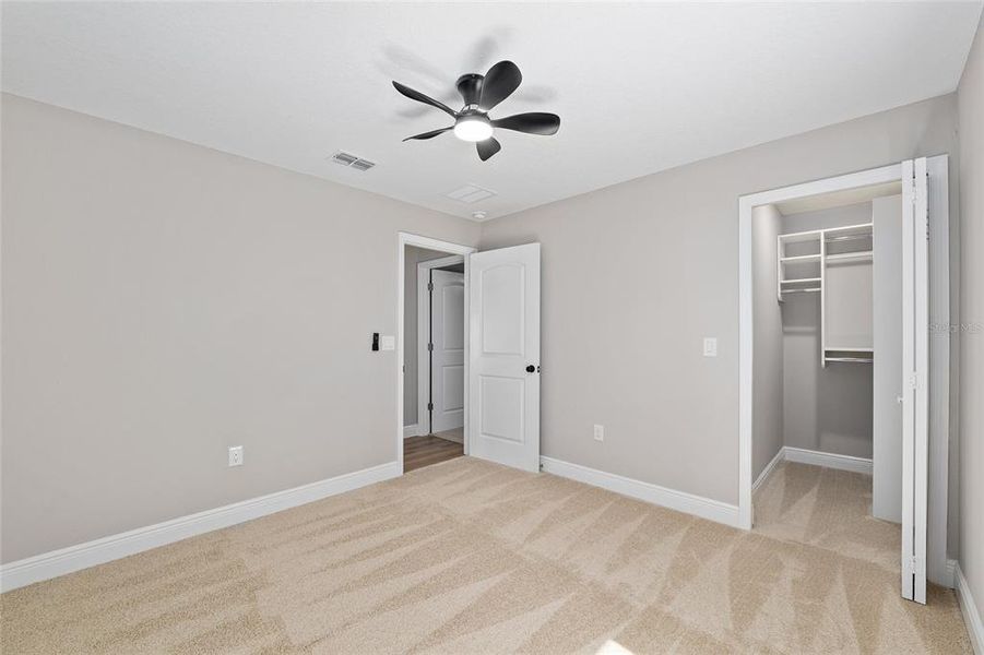 Bedroom #4 with custom closet