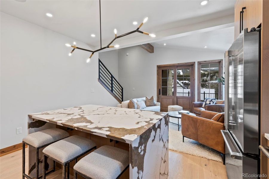 Furnished interior view inside a new home in , Breckenridge (Image 29).