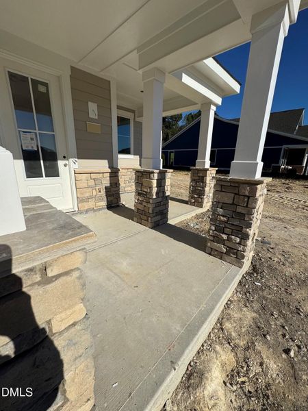 Actual Home - Front Patio Actual Home - Front Patio