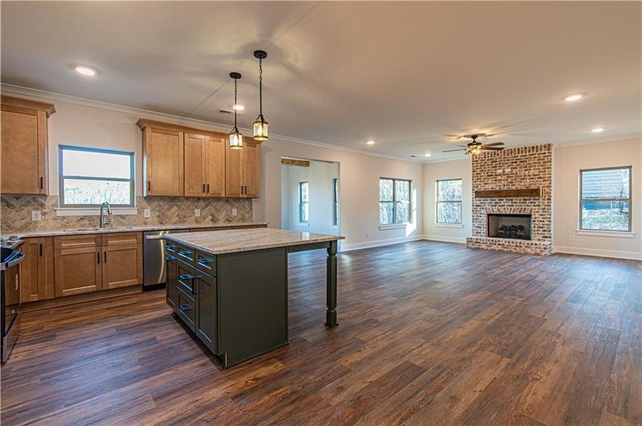 Furnished interior view inside a new home in , Jasper (Image 16). Furnished interior view inside a new home in , Jasper (Image 16).