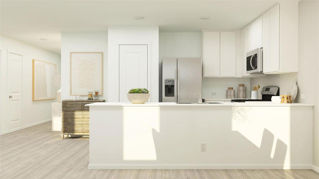 Furnished interior view inside a new home in Synova, Crosby (Image 5).