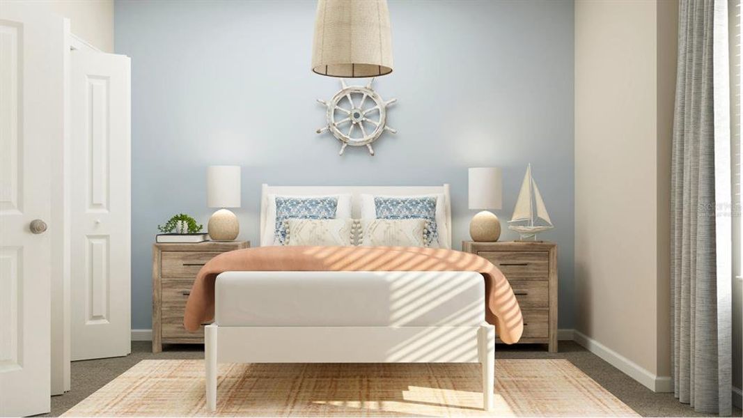 Furnished interior view inside a new home in , Clermont (Image 10).