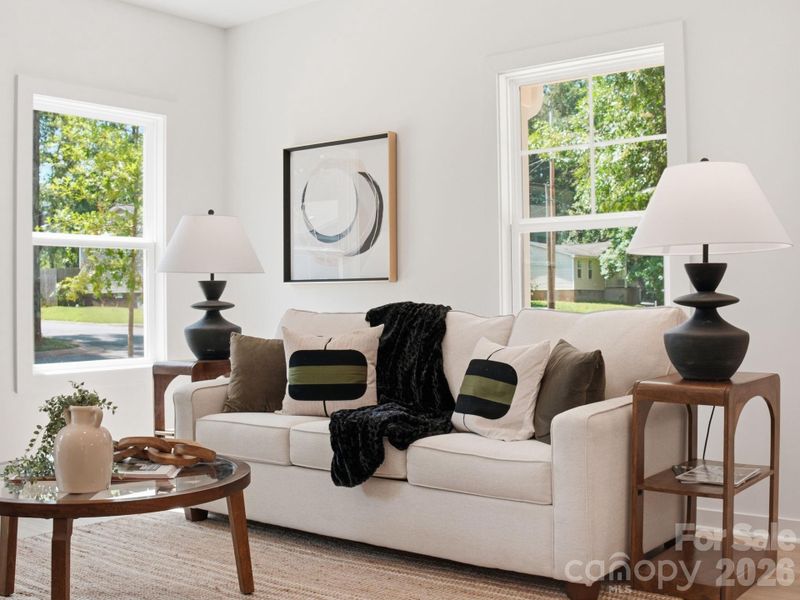 Furnished interior view inside a new home in , Charlotte (Image 20).