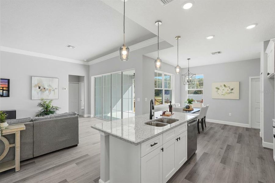 Furnished interior view inside a new home in , Lake Helen (Image 14).
