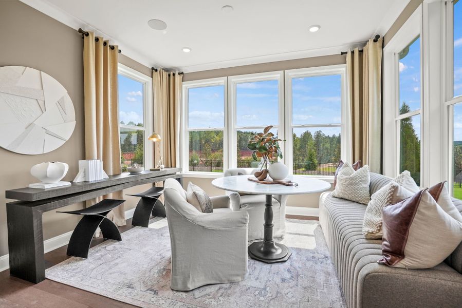 Representative furnished interior of a home built from the Stellar by Del Webb in Del Webb Carolina Ridge, Midland (Image 26).