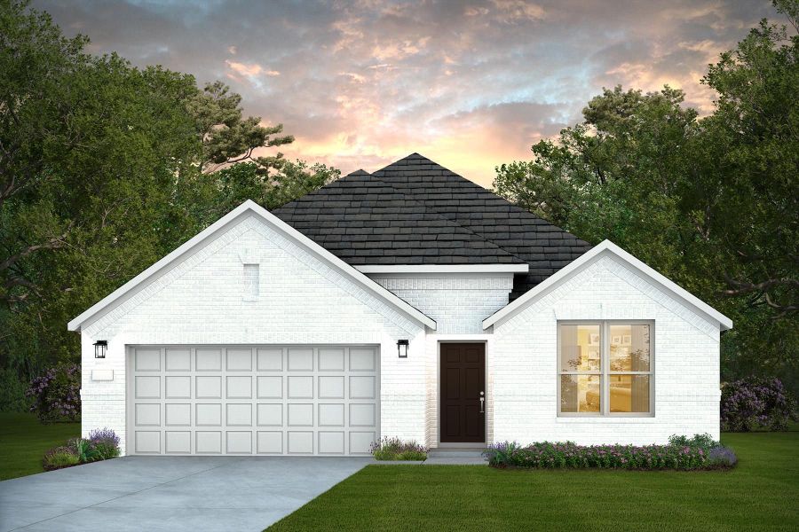 Representative exterior photo of a completed home built from the Denali by Pulte Homes in Davis Ranch, San Antonio, TX (Image 7). Representative exterior photo of a completed home built from the Denali by Pulte Homes in Davis Ranch, San Antonio, TX (Image 7).