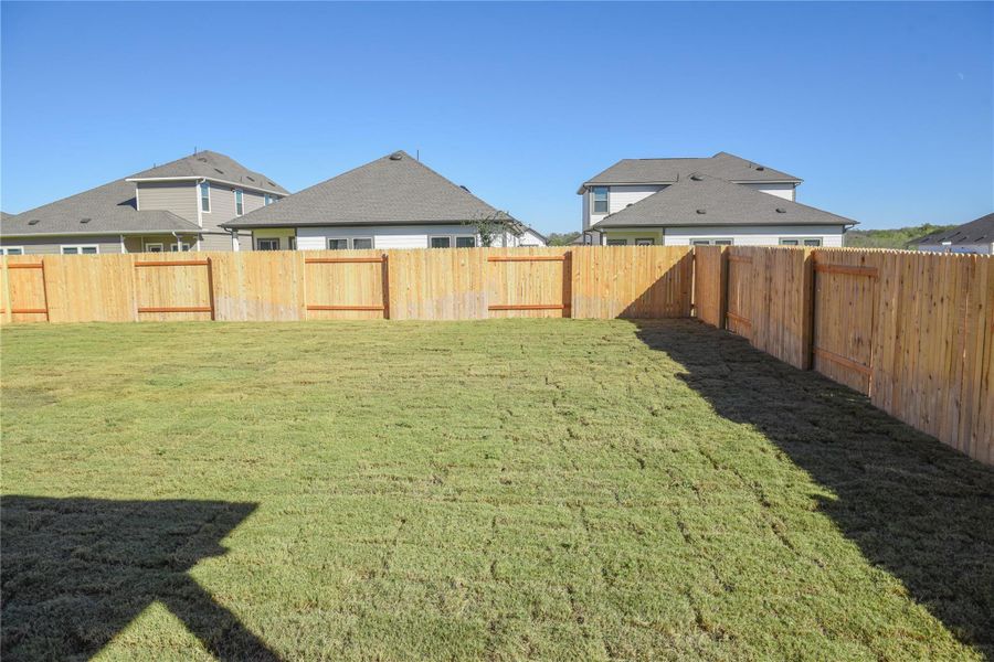 Private Backyard of Home