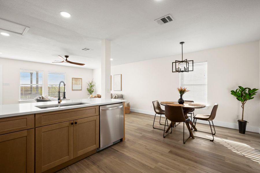 Furnished interior view inside a new home in , Pflugerville (Image 14).