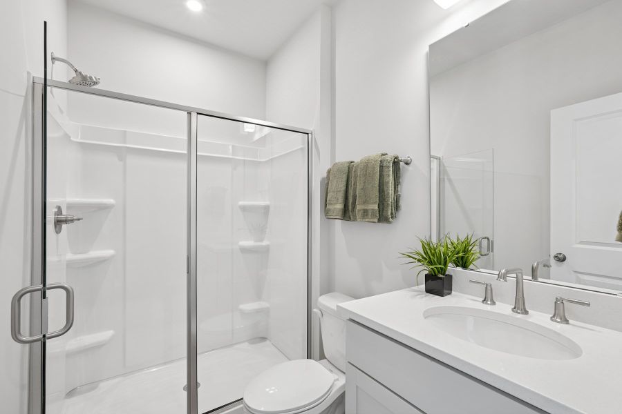 Furnished interior view inside a new home in Twinleaf Townes, Chapel Hill (Image 13).
