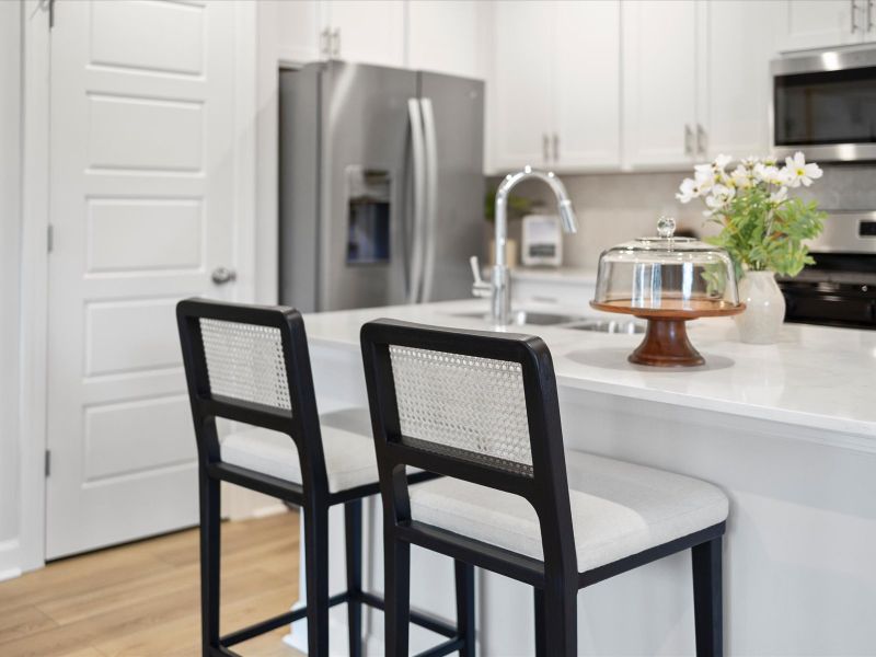Furnished interior view inside a new home in Avalon Townes, Lyman (Image 5).