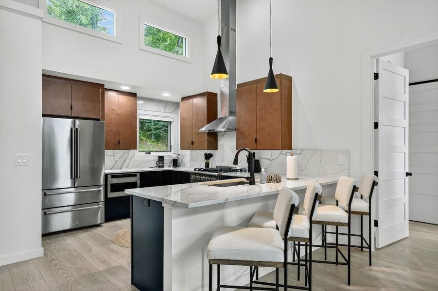 Furnished interior view inside a new home in , Blue Ridge (Image 30). Furnished interior view inside a new home in , Blue Ridge (Image 30).