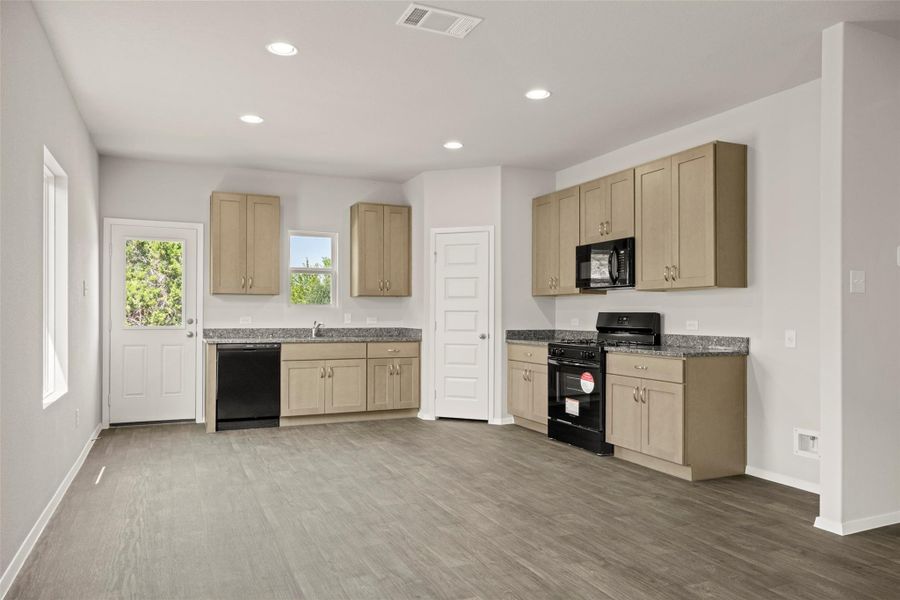Furnished interior view inside a new home in Cloverleaf, Austin (Image 4).