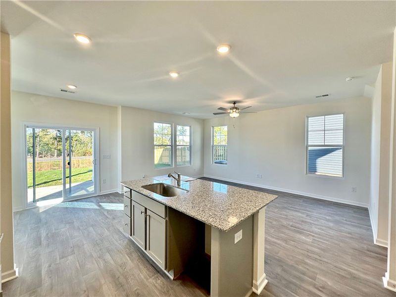 Furnished interior view inside a new home in Champions Village at Cherry Hill, Pendleton (Image 2).