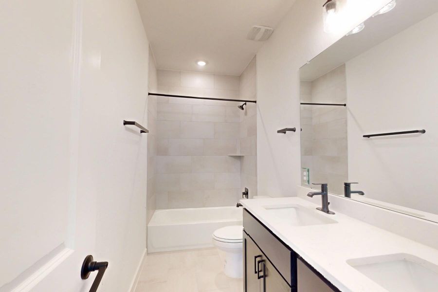 Furnished interior view inside a new home in Estancia West, Manchaca (Image 11). Furnished interior view inside a new home in Estancia West, Manchaca (Image 11).