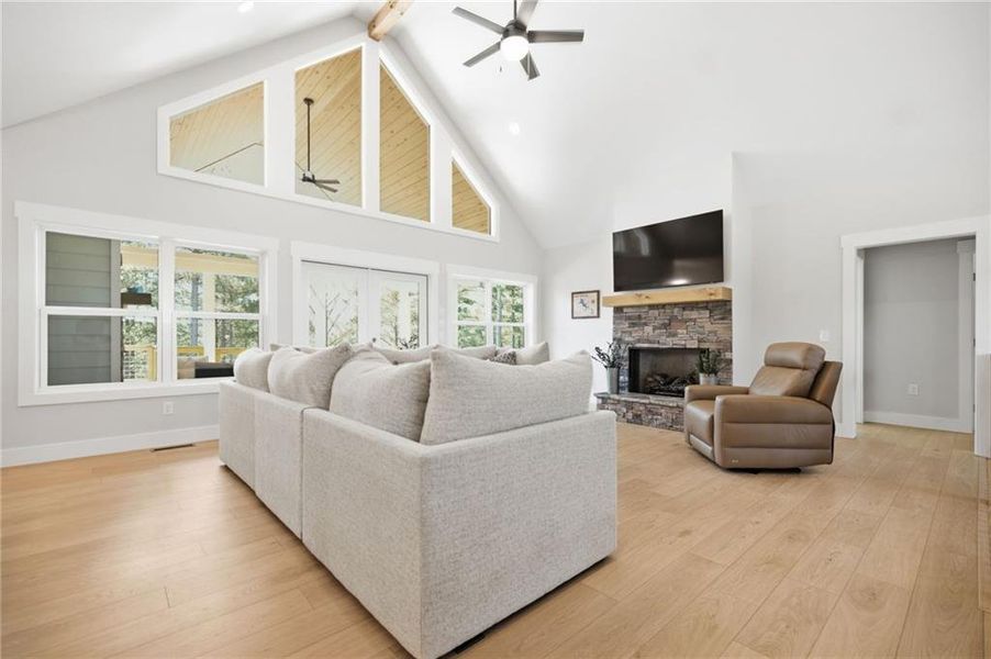 Furnished interior view inside a new home in , Blairsville (Image 5). Furnished interior view inside a new home in , Blairsville (Image 5).