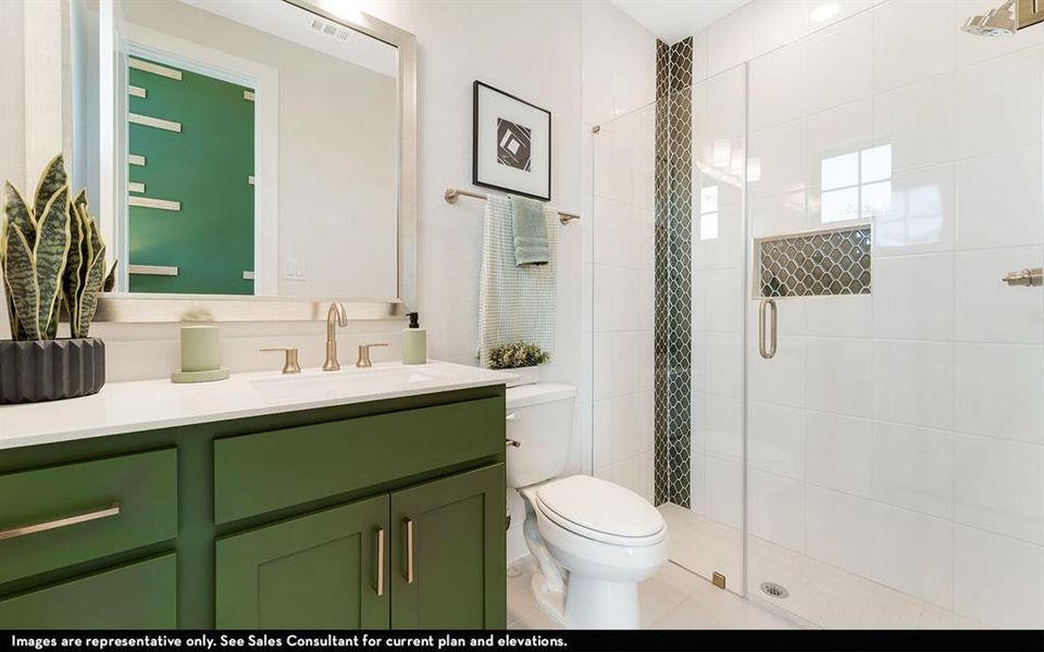 Furnished interior view inside a new home in Green Meadows, Celina (Image 18).