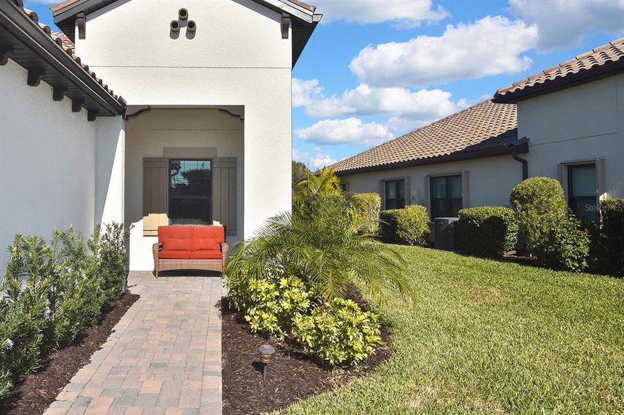 Exterior details and patio area of a home in , Englewood (Image 30).