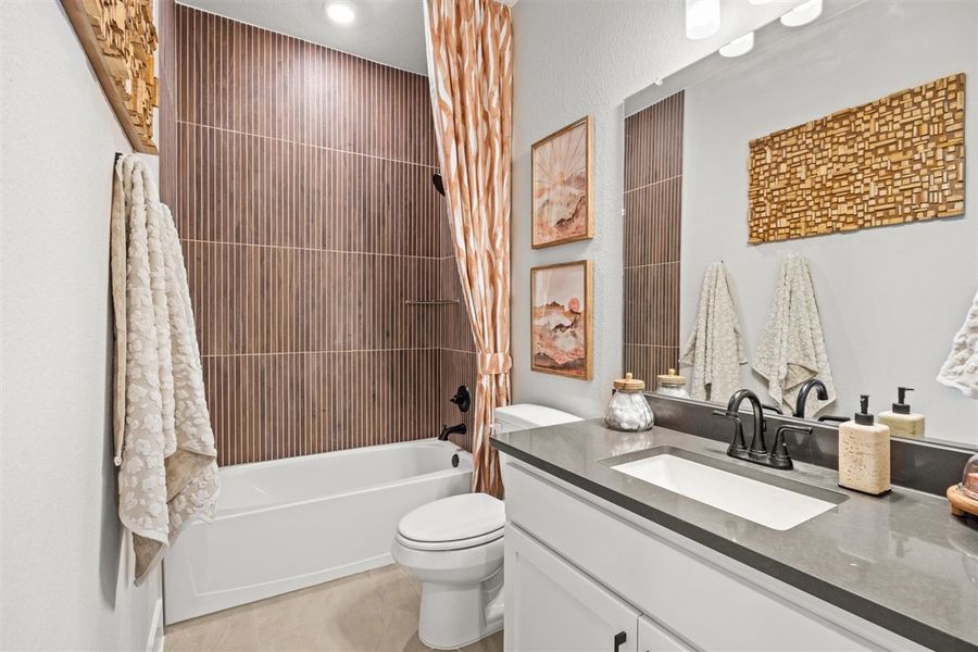 Furnished interior view inside a new home in Sweetwater, Austin (Image 36).